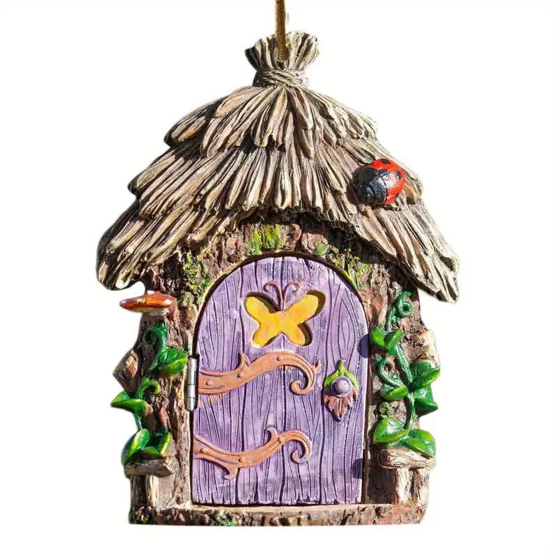 Elf Fairy Pendant Patio Garden Ornament Acrylic Christmas Tree Ornament Pendant Keychain Pendant