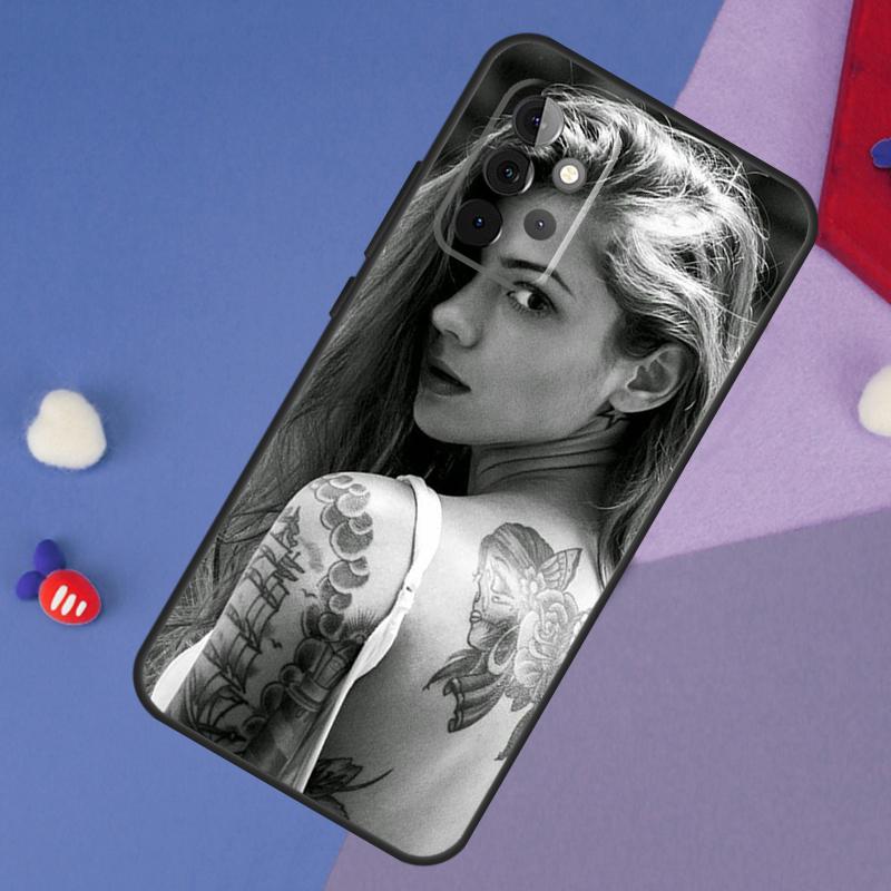 Sexy Sleeve Tattoo Girl Case For Samsung Galaxy A15 A54 A34 A14 A13 A53 A16 A26 A36 A56 A12 A22 A32 A52 A06 A35 A55