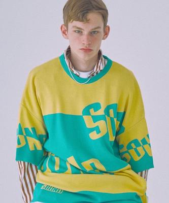 Ujo 18 Ss 09 Sound Stripe Oversized Short Sleeve (Mint)