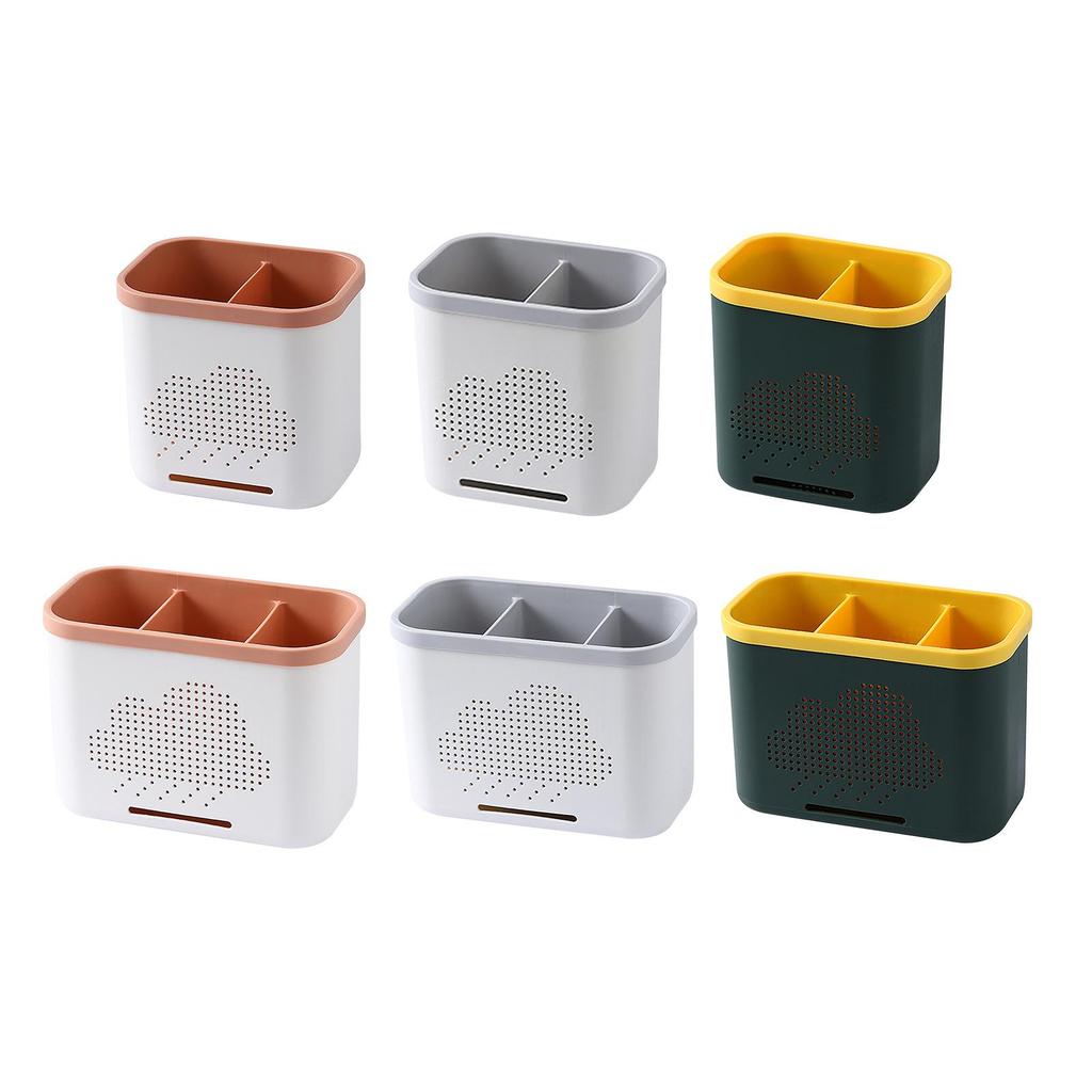 Drain Cage Detachable Tableware Organizer Fork Case for Household Restaurants Pantry
