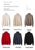 Women's High Neck Wool Sweater: Autumn/Winter Loose, Thick Knit, Versatile Fashion Style