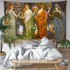 2D Vintage Painting Tapestry Classical Mythology Background Cloth