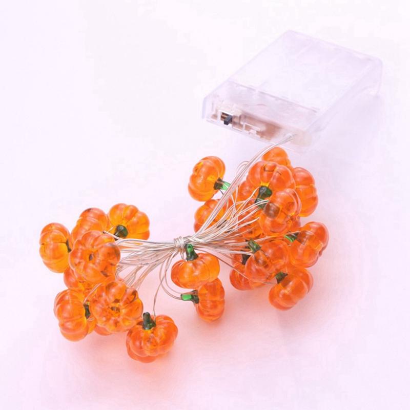 

Тыквенные гирлянды Хэллоуин День благодарения Декоративные огни 5 метров 50 огней Работают от батареек