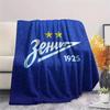 Zenit team emblem,pattern Flannel Blanket, High quality Comfortable for All Seasons, Home Decor, Warmth and Comfort, Perfect for Gifts.