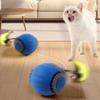 Gravity Sensor Cat Interactive Ball Smart Flexible Pet Eletronic Smart Ball with Faux Tail Automatic Moving Pet Toy Ball Self Hi