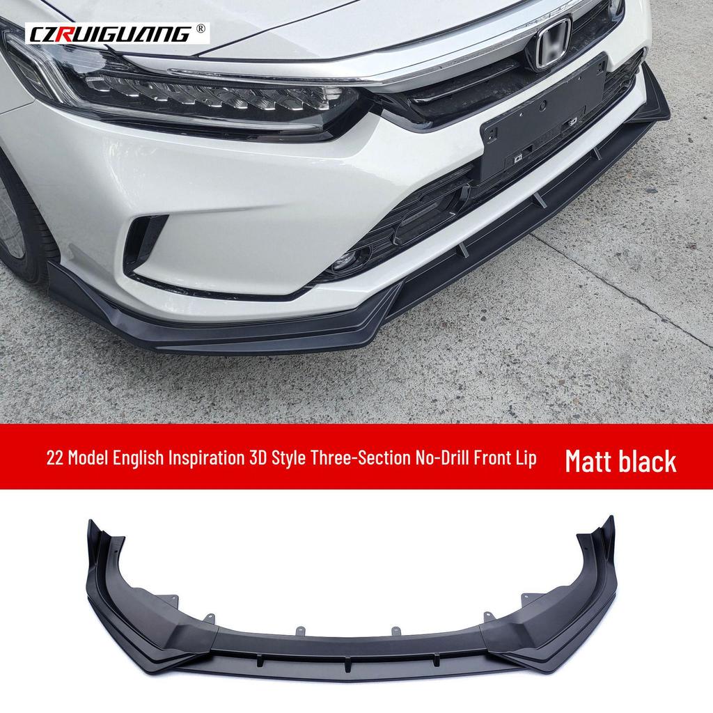 Compatible with 19 Honda Inspire/Accord Models: Front Lip, Side Skirts, Rear & Top Spoilers, Louvers Body Kit.