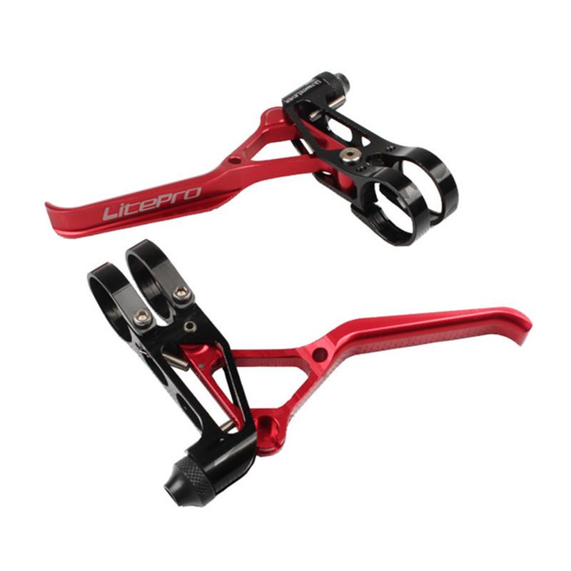 Litepro BMX Bicycle Ultralight CNC 64g Brake Lever Folding Bike For Brompton 14/16/20 Inch V Brake Levers Handle Parts