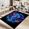 1PC Jellyfish, Neon Extra Large Non Slip Floor carpet, Office, family, bedroom, Studio   Large Area Rug Indoor Rugs, , Vibrant Colors