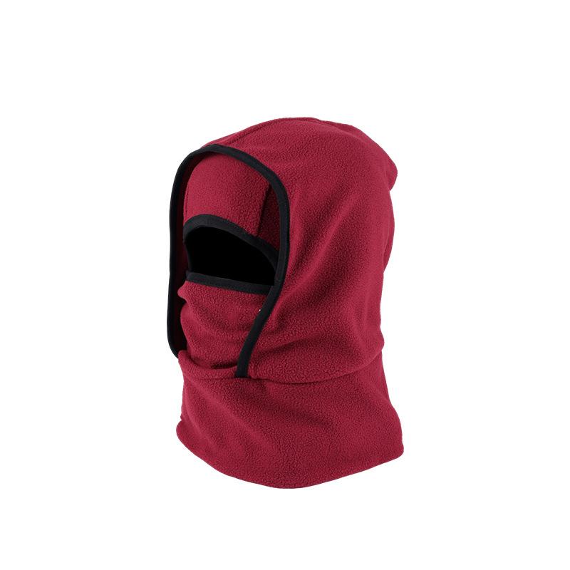 Polar Fleece Winter Hat Riding Windproof Ski Mask Women's Hat Scarf Integrated Outdoor Sports Warm Hood