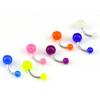 7Pcs/Set Glow In The Dark Belly Button Navel Bar Rings Body Piercing Jewelry