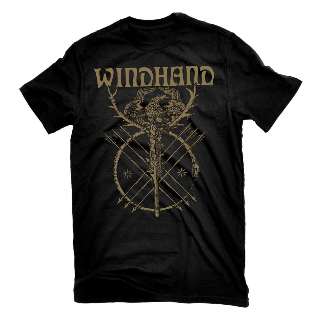 Windhand Occult Vintage Graphic TShirt Unisex Women Metal Rock Band Tee Cotton Streetwear Top