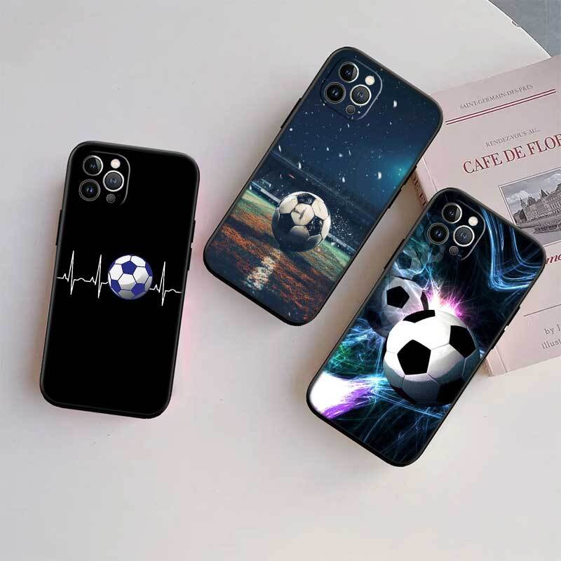 Football Soccer Phone Case for Redmi Note 12 12S 12C 13 13C 13R 14 14S 14R 14C 11A 13X A3 A3X A4 A5 Pro Max Plus
