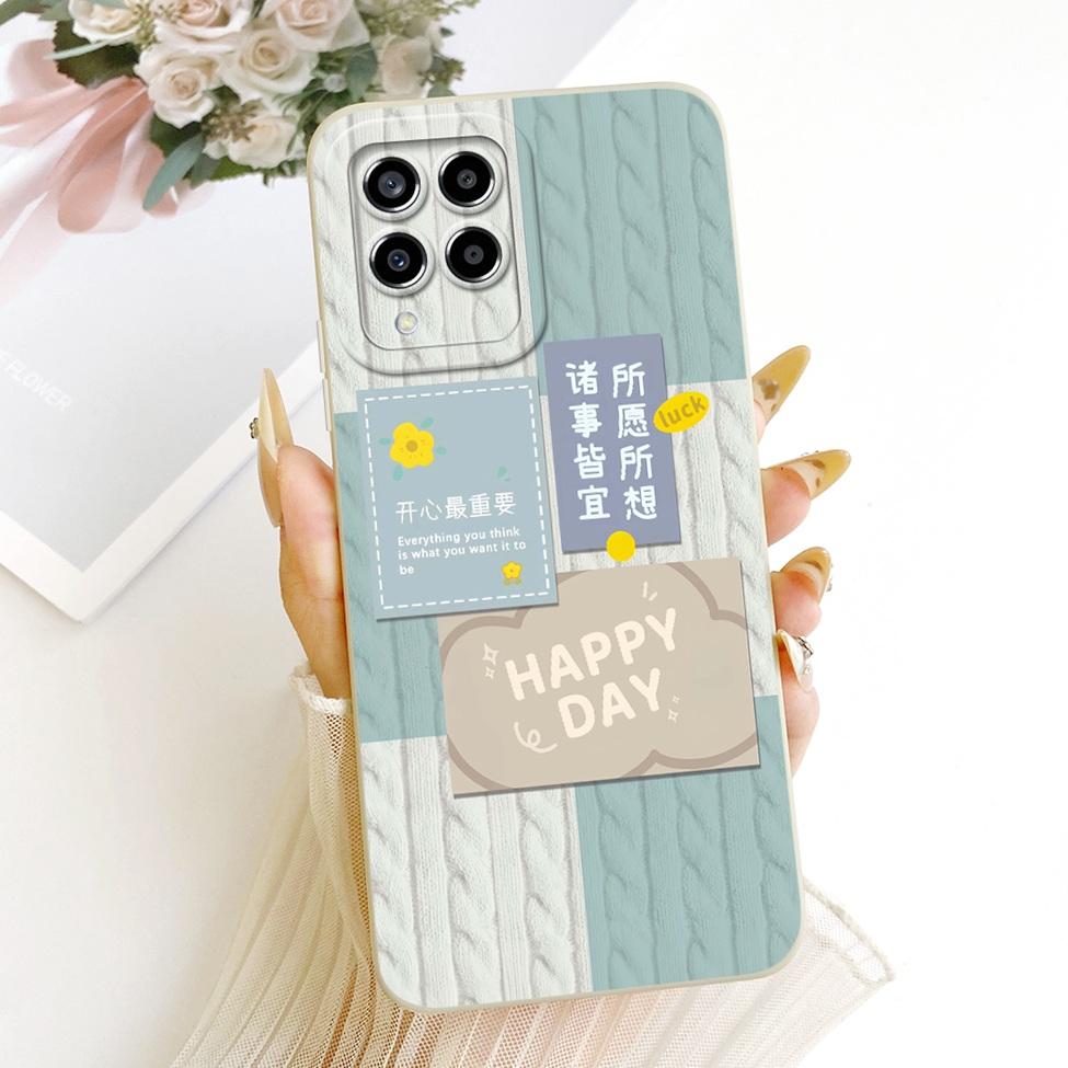 For Samsung M53 5G Case Cover Silicone Cute Luxury Fashion Funny Painted Bumper For Samsung Galaxy M53 5G SM-M536B Casing