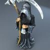 Resin Halloween Holy Death Statue Standing Religious Decorative Figurine Grim Reaper Holding Scythe Statue Altar Halloween Decor
