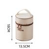 Bolsa Térmica para Fiambrera Papel de Aluminio Rectangular Redonda Gran Capacidad Bolsa Térmica Portátil Bolso Bento para Mujer Niños Bolsa Refrigeradora