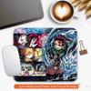 Anime Standard Mouse Pad Demon Slayer Gamer Mouse Mat Small Gaming Mousepad Travel Mouse Mats Non-Slip Office Mousemats