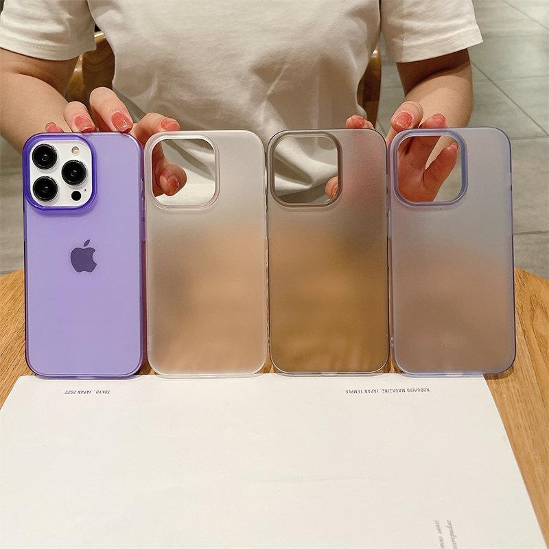 Luxury New Micropermeable Frosted Case Suitable for iPhone 14 13 12 Pro Max All-inclusive Anti-fall Cases