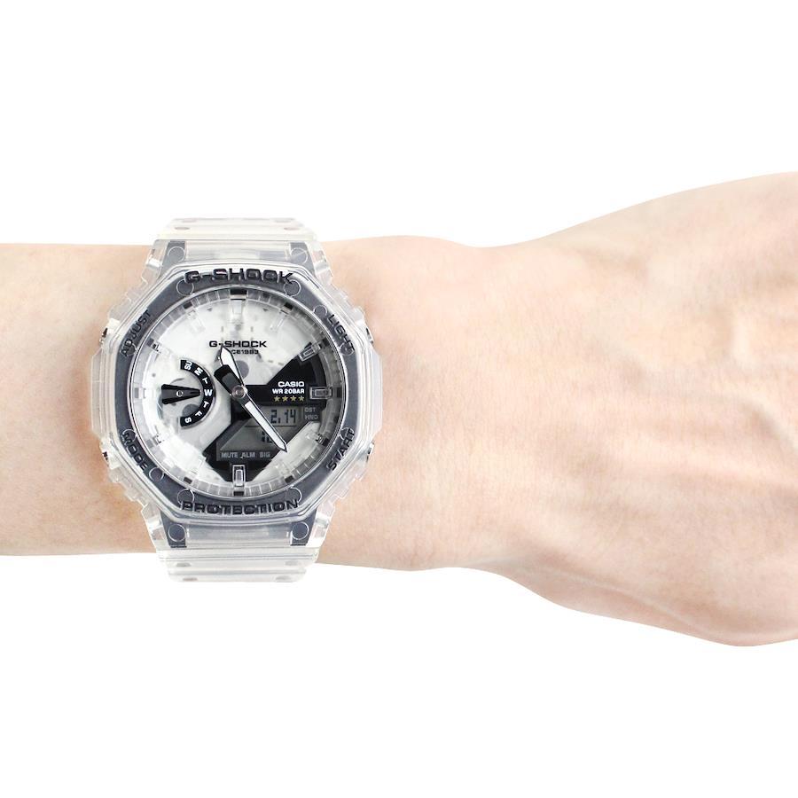 CASIO G-SHOCK GA-2140RX-7AJR NEW23 2100 SERIES 40th Anniversary CLEAR REMIX Limited Octagon Skeleton Clear Wrist Watch For Men