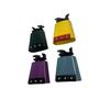 Colorful Metal Cowbell with Mute Strip: Durable Drum Kit Percussion Accessory