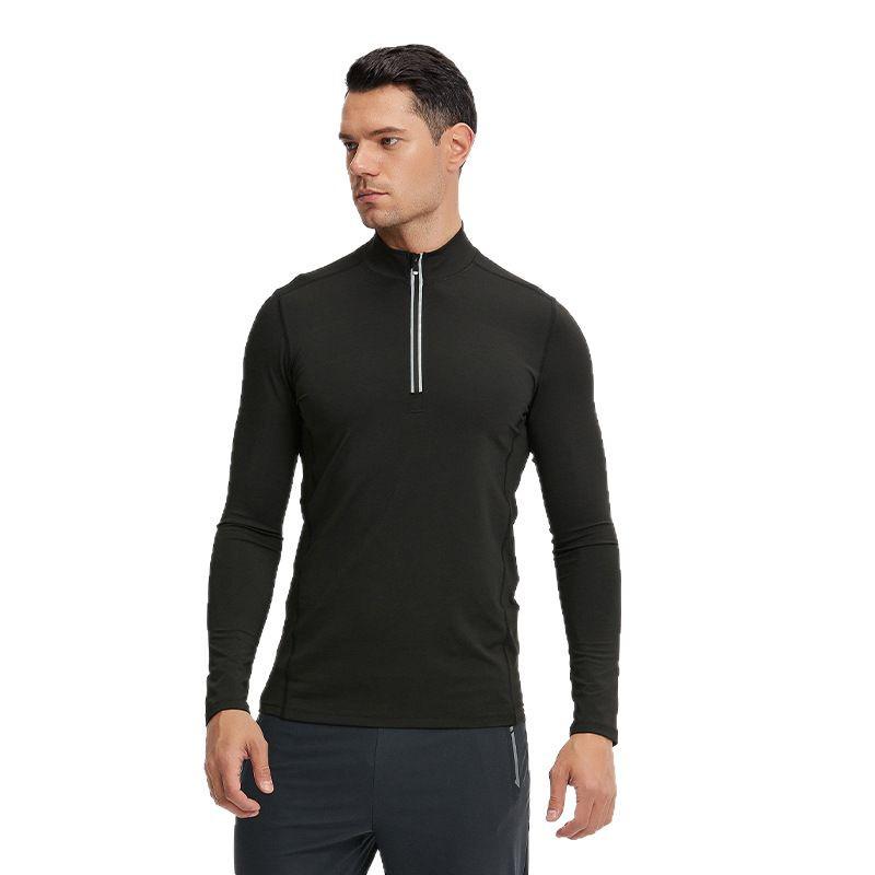 Men's Quick-Dry Long-Sleeve Fitness Basketball Training Shirt