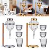 Decanter And Cup Set, Pot Dispenser for Cold Sake