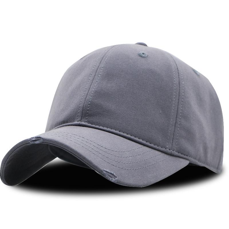

New Big Size 60-65cm Trend Cotton Baseball Caps for Man Women Fashion Sun Hat Vintage Water Washed Punched Big Head Snapback Hat XXL 60-65CM серый
