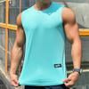 Men's Trendy Sleeveless Mesh Pullover: Quick-Dry Round Neck Fitness Top