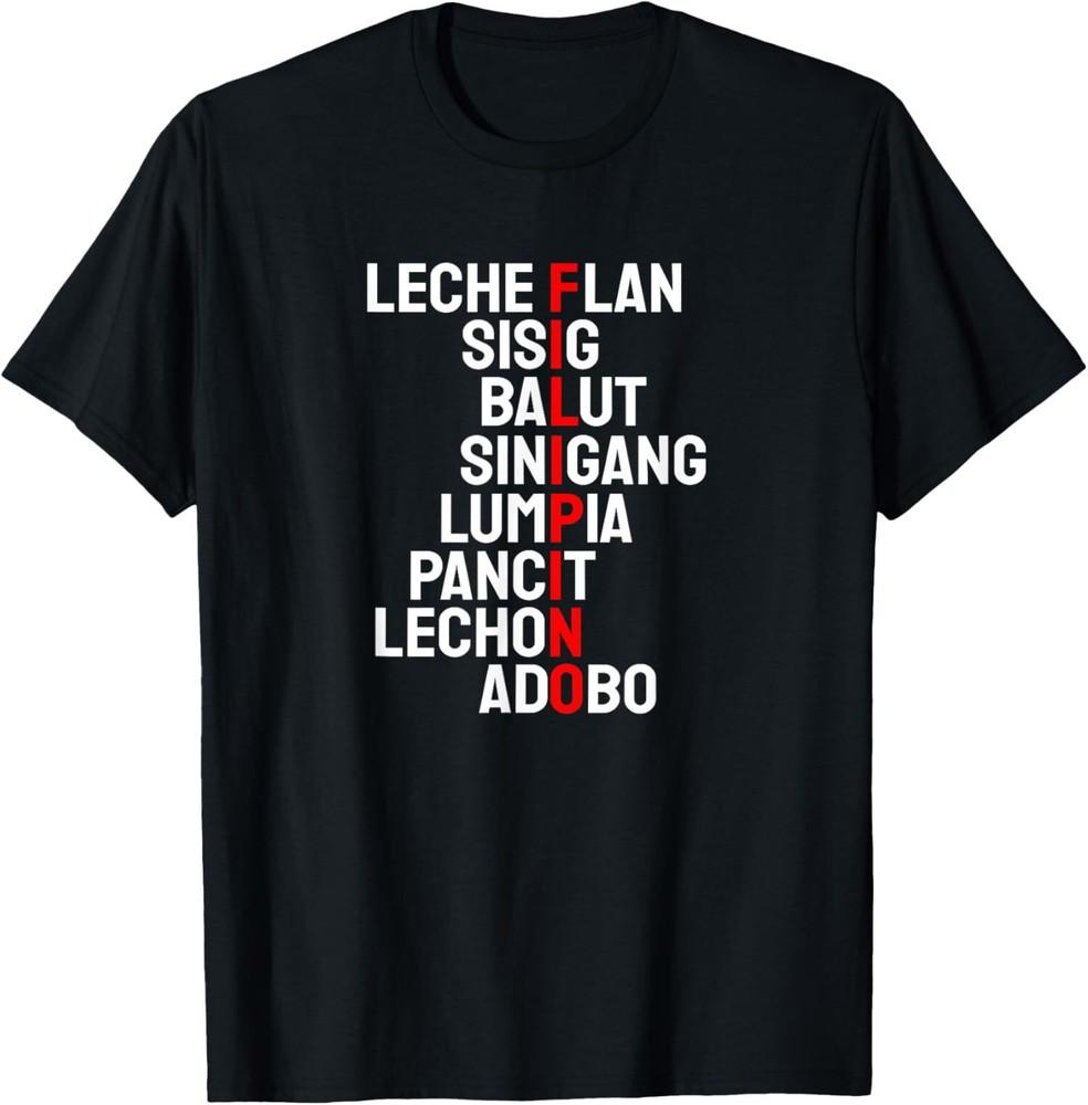

Funny Filipino Popular Food List Phillipines Unisex TShirt Unisex T-Shirt M