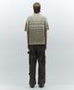INSILENCE Striped Crew Neck Knit Yellow Green