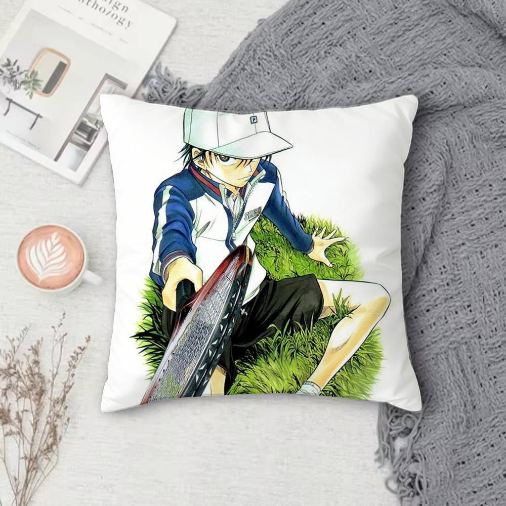 The Prince of Tennis Doublesided Printed Square Decorative Cushion Cover for Sofa Living Room Home Decor