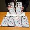 Blue Stars Bowknots Pattern Case For Xiaomi Redmi Note 14 13 Pro 5G 4G 12 11 Funda Xiaomi 14T 13T 11T Pro Leather Texture Silicone Cover