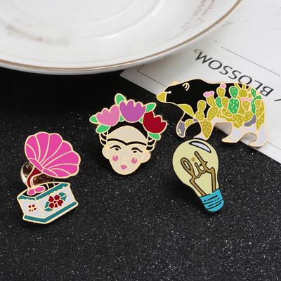 Harajuku Style Cartoon Phonograph Brooch Set – Unisex Clothing Accessories Badge