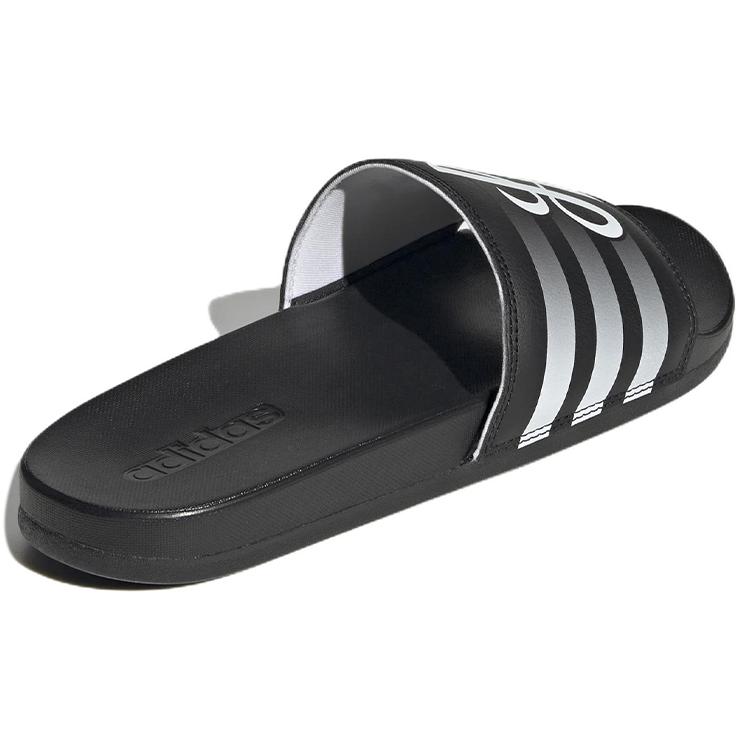 New Adidas Adilette Comfort Sandals Core Black Cloud White Black