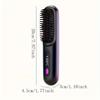 Portable Wireless Hair Straightener USB Rechargeable Fast Heating 3-Speed Temperature Control And Anti-Scalding
