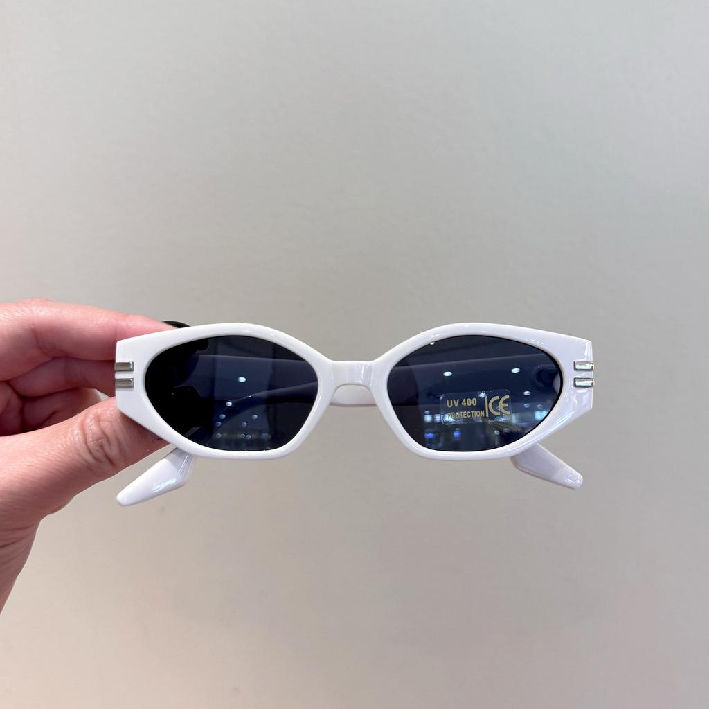 Korean Fashion Children's Cat Eye Sunglasses For Boys And Girls Sunscreen Cute Baby Shades For Kids UV Resistance 3-12 Year