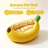 Banana Shape Dog Kennel Warm Cushion Pet Bed Funny Dog Bed  Pet Supplies