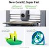 Imprimante 3D avec tête d'impression polyvalente pour PLA, TPU, PETG, ABS, PLA-CF, PETG-CF, CR-Carbon. Connectivité USB et Wi-Fi.