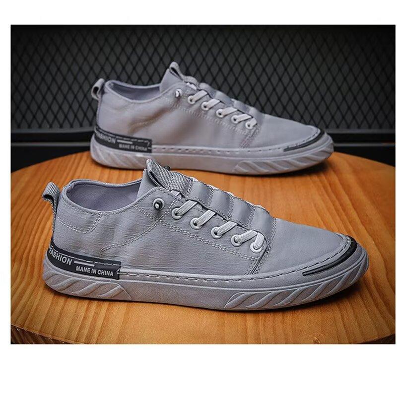 Neformální pánská pracovní obuv, boty odolné proti nečistotám a vodě, retro pánské boty, protiskluzová sportovní obuv na prkno