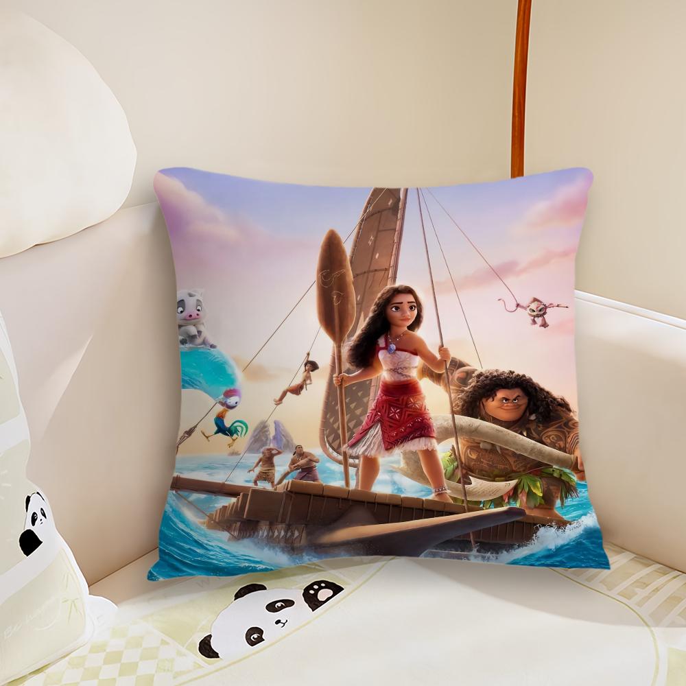 

MINISO Cartoon M-Moana 2 Cool cushion cover Living Room Headboard Bedroom Office Cushion Cushion Sofa Nap Time Pillow Case 12x12Inch