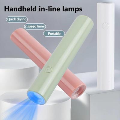 Lampe à Ongles LED Portable à Main Rechargeable Séchage Rapide Lampe UV Manuelle pour Ongles Sèche-Ongles USB avec Écran LED Outils de Nail Art