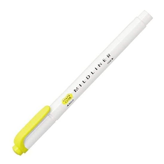 Zebra Highlighter Mildliner Mild Lemon Yellow WKT7-MLY