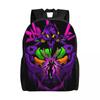Custom E-Evangeliones Animes Comic Backpacks for Men Women College School Students Bookbag Fits 15 Inch Laptop Movies Bags
