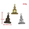 Buddha Statues Charms Multi Color Alloy Pendants For Spiritual Zen Jewelry Making