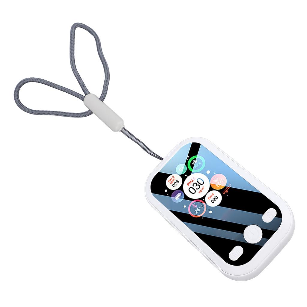 Tragbarer digitaler Luftqualitätsmesser Detektor LCD-Anzeige Erkennt PM2.5 PM10 PM1.0 Luftfeuchtigkeit für Zuhause