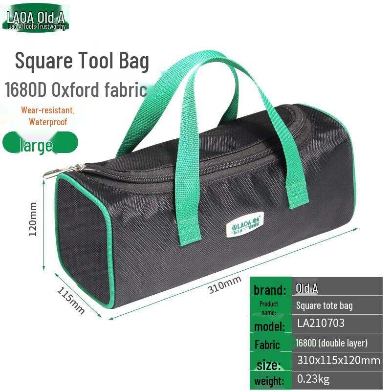 LAOA LA210703 Portable Thickened Canvas Tool Bag