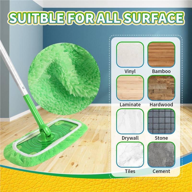 Reusable Washable Mop Cloth Cover for Flat Lazy Mop - Swiffer Compatible Accessory
