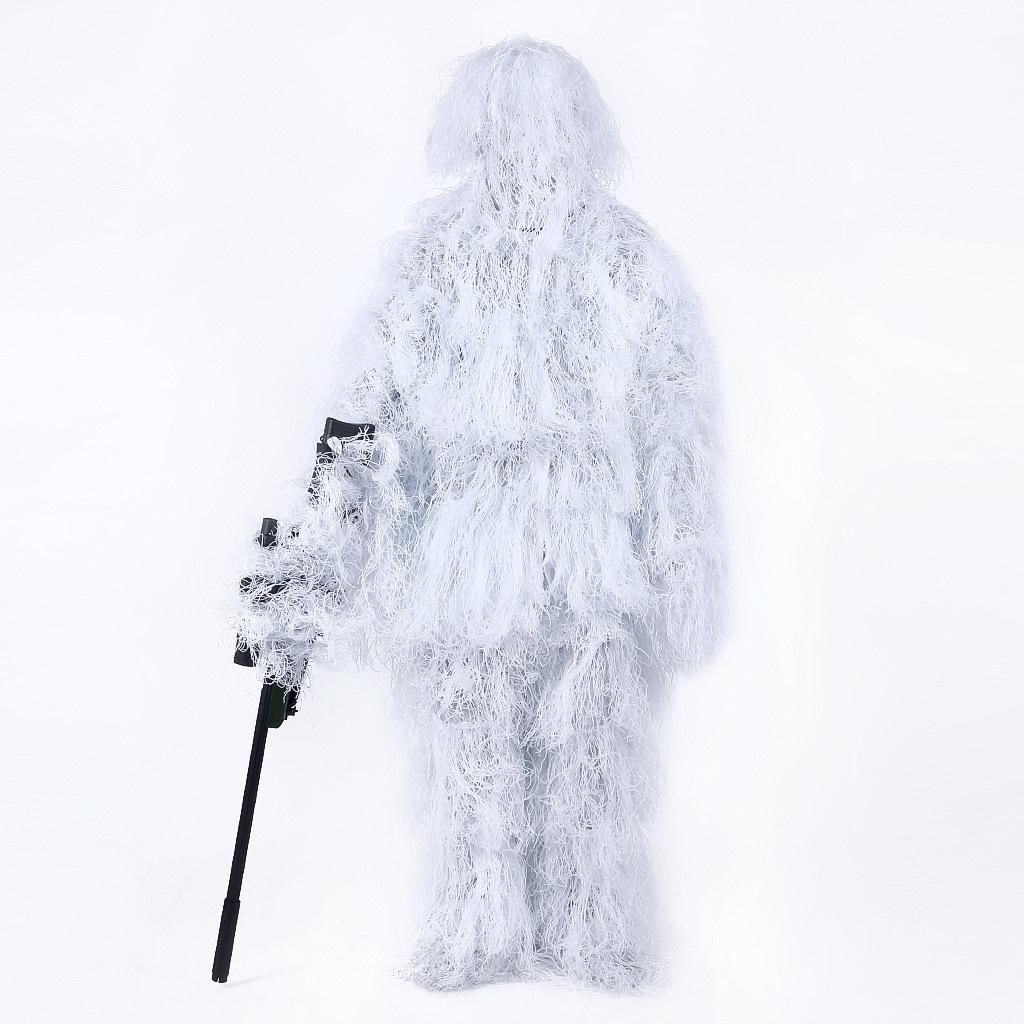 Multi-Scene Camouflage Ghillie Suit for Outdoor Birdwatching and Field Training