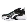 Sapatos de Basquete Air Space 3 UFO Masculino Tênis Preto Branco 112111806-2