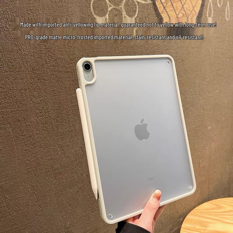 iPad 10th Gen Hard Case: Slim Matte Cover with Pen Holder for iPad Mini 6/7, Air 6, Pro 11-inch