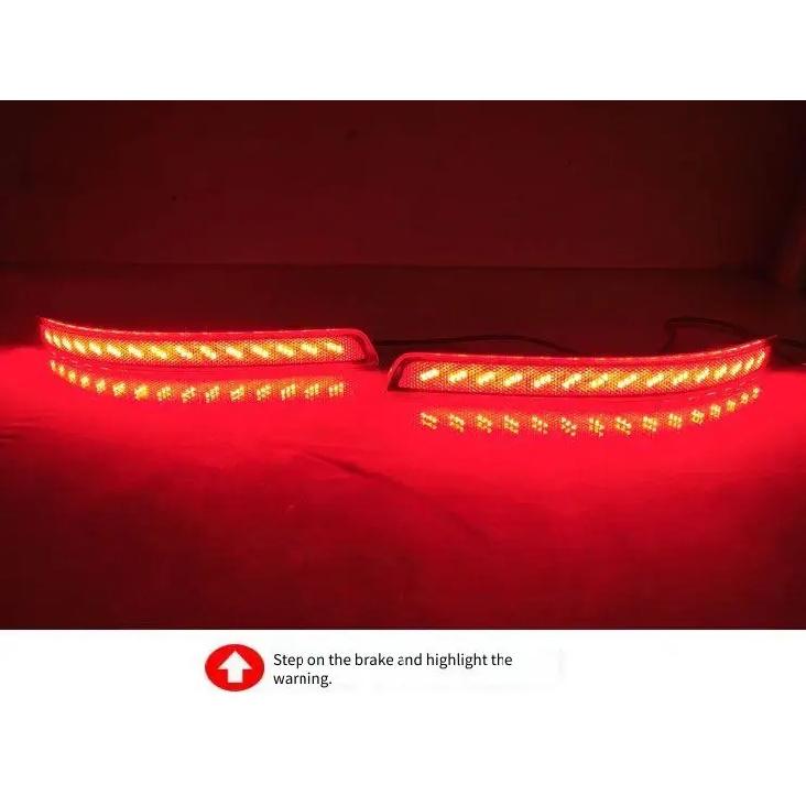 2PCS LED Red Rear Bumper Reflector Lights Brake Warning Stop Tail Lamp For Kia Optima K5 2019 2020 2021 Car Accessories